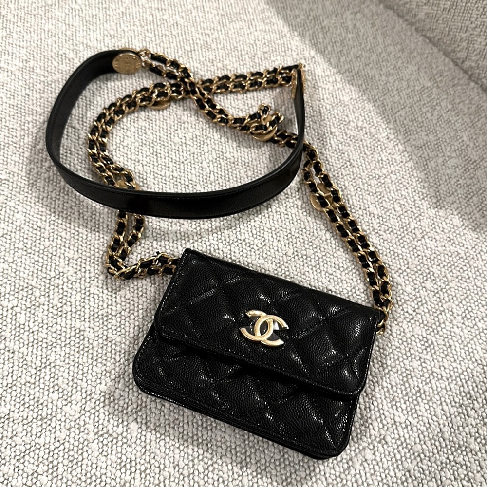 Chanel mini bag with crossbody chain